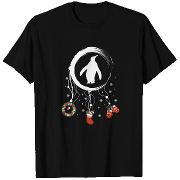 Discover Winter dreamcatcher Christmas Penguin T Shirts