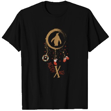 Discover Winter dreamcatcher Christmas Penguin T Shirts