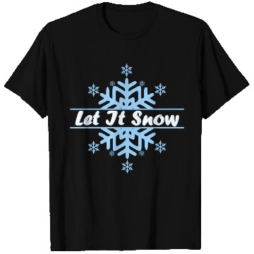 Discover Let it snow in Christmas T Shirts