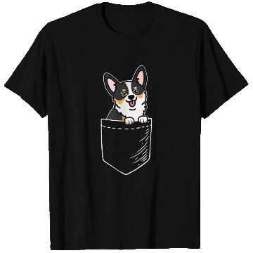 Discover Black Corgi T Shirts