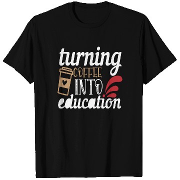 Discover Ed Teacher Coffee Teach Repeat Back to School T Shirts