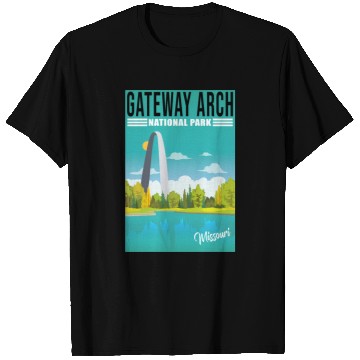 Discover Gateway Arch National Park Missouri, St Louis T Shirts