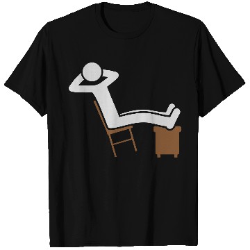 Discover Chill man chair icon T Shirts