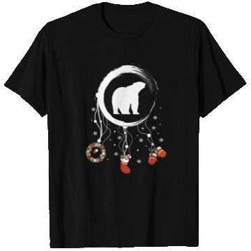 Discover Winter dreamcatcher Christmas Polar bear T Shirts