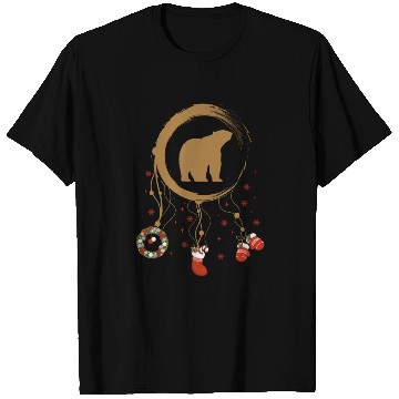 Discover Winter dreamcatcher Christmas Polar bear T Shirts