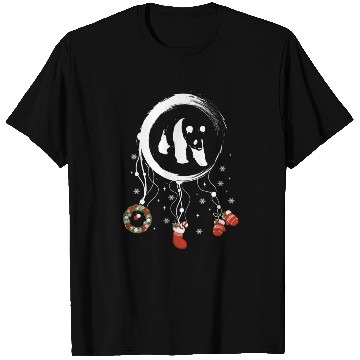 Discover Winter dreamcatcher Christmas Panda T Shirts
