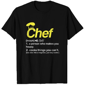 Discover Chef Definition Stationery T Shirts