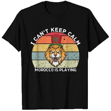 Discover i can't keep calm morocco is playing T Shirts
