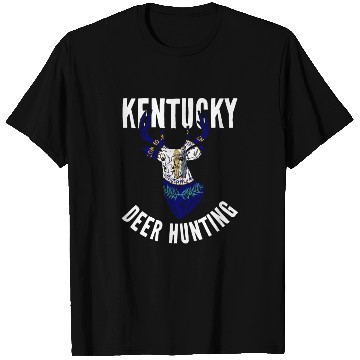 Discover Kentucky Deer Hunting Buck Stag Hunter T Shirts