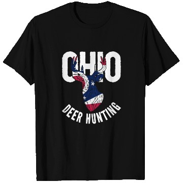 Discover Ohio Deer Hunting Buck Stag Hunter T Shirts