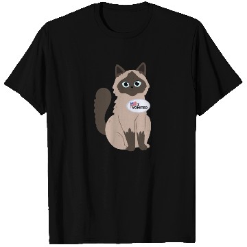 Discover I Vomited Funny Cat American Election Voting T Shirts