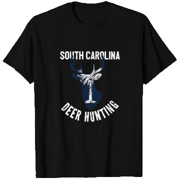 Discover South Carolina Deer Hunting Buck Stag Hunter T Shirts