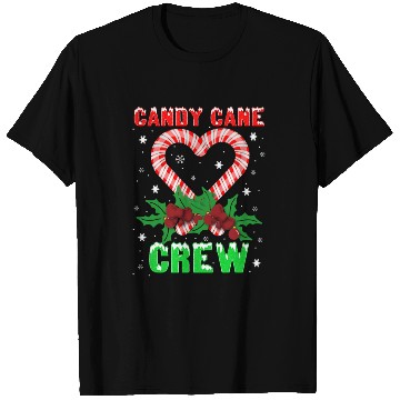 Discover Candy Cane Crew Christmas Sweets Family Matching T Shirts