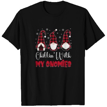 Discover Friends Christmas Red buffalo plaid Chillin With T Shirts