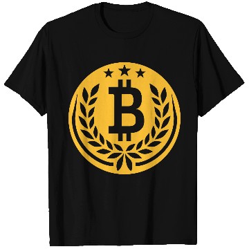 Discover emblem bitcoin laurel wreath T Shirts
