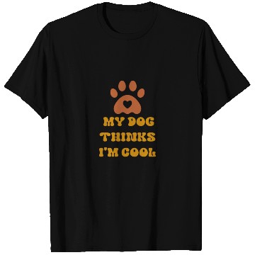 Discover Crazy Dog T Shirts Unisex-Adult My Dog Thinks Im C