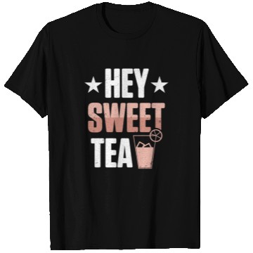Discover Funny Hey Sweet Tea Glass Drinking Iced Tea T Shirts