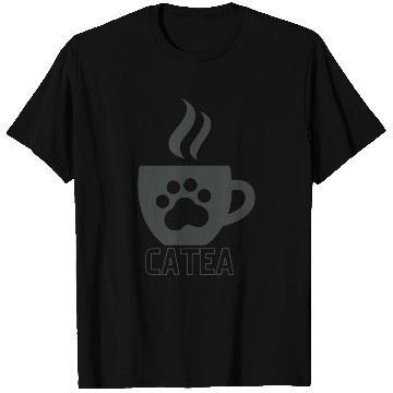 Discover CATEA - perfect for a cat and Tea or coffee lover T Shirts
