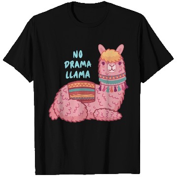 Discover Llama Funny No Drama Llama Lover T Shirts