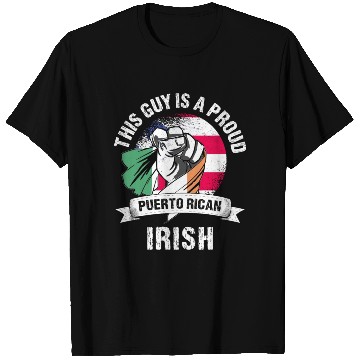 Discover Puerto Rico Flag Ireland Grown Men Boys Guy T Shirts