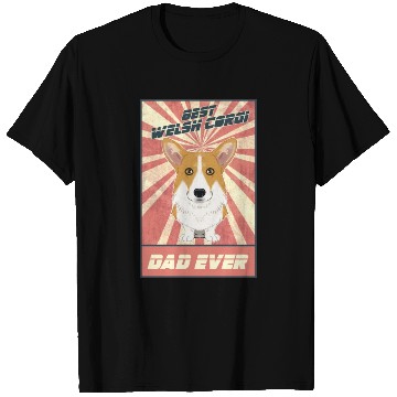 Discover Best Welsh Corgi Dad Ever I Corgi Lover T Shirts