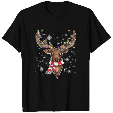 Discover Reindeer Plaid Deer Buffalo Holiday Christmas T Shirts