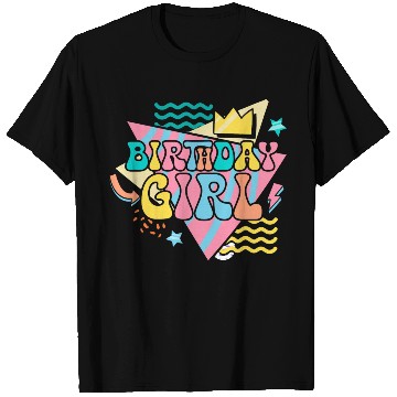 Discover Colorful Birthday Girl Pastel T Shirts