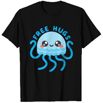 Discover Jellyfish free hugs T Shirts