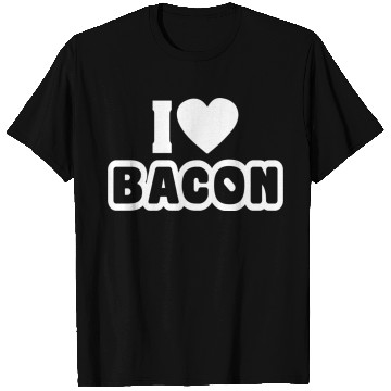 Discover i love bacon classic T Shirts