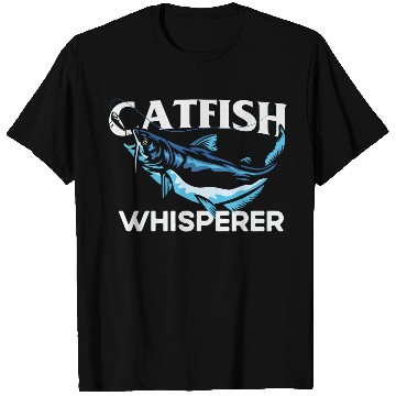 Discover Catfish Funny Quote Whisperer Fish Grabbing Catfis T Shirts