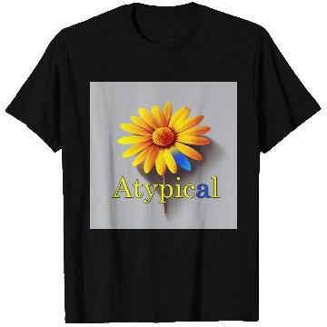 Discover Colorful flower, atypical or neurodivergent T Shirts