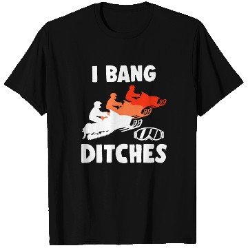 Discover Snowmobile Ride Funny Snowmobiling Motor Dirt Bike T Shirts