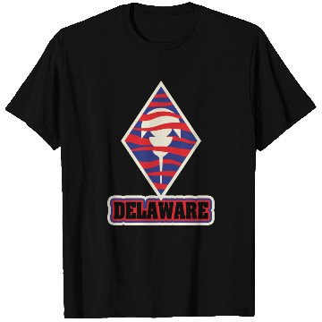 Discover US States DELAWARE T Shirts