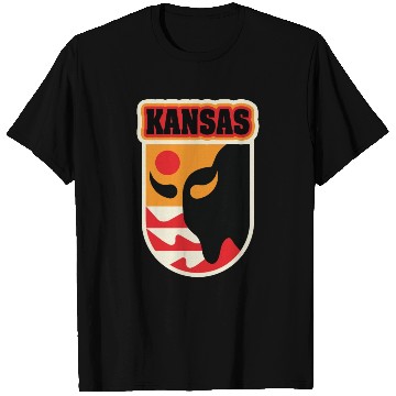 Discover US States KANSAS T Shirts