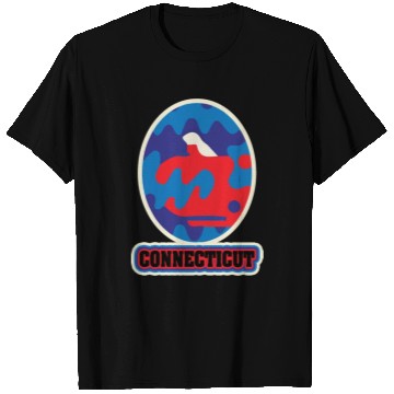Discover US States CONNECTICUT T Shirts
