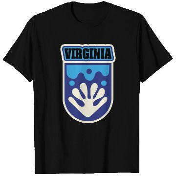 Discover US States VIRGINIA T Shirts