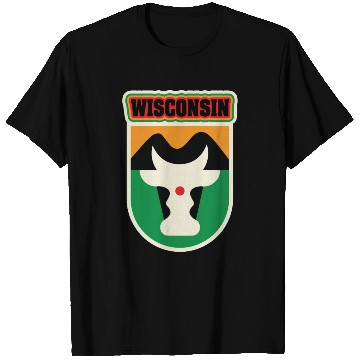 Discover US States WISCONSIN T Shirts