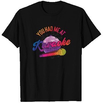 Discover Karaoke Singer 80s Retro Disco T Shirts