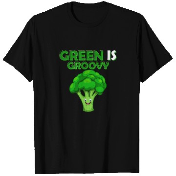 Discover Green Is Groovy Vegetable Broccoli T Shirts