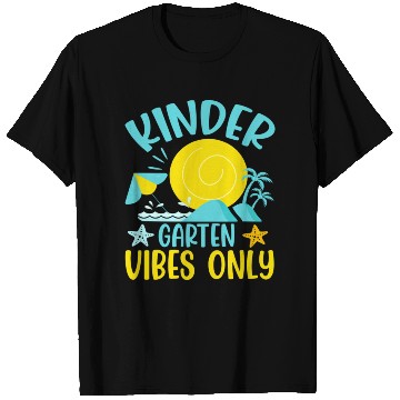 Discover Back To School Kindergarten Vibes Retro Teacher T Shirts