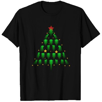 Discover Cool Guitar Christmas Tree T Shirts