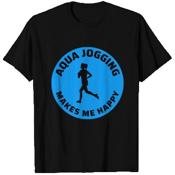 Discover Deep Water Aqua jogging Pool Running Fitness T Shirts