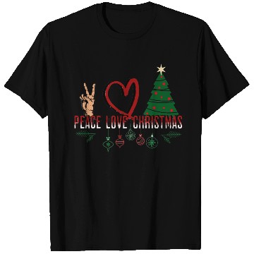 Discover Peace Love Christmas T Shirts