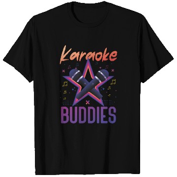 Discover Karaoke Singer Friends Besties 80s T Shirts