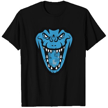 Discover Dragon Face Military Blue T Shirts