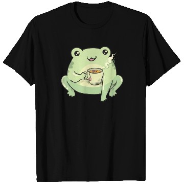Discover Funny Kawaii Frog Tea Cute Frog T Shirts
