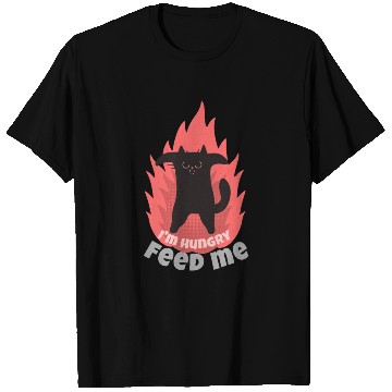 Discover Angry Hungry Cat Feed Me! T Shirts