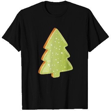 Discover Fir tree cookie with green icing T Shirts