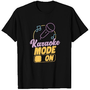 Discover Karaoke Singer 80s Retro Karaoke T Shirts
