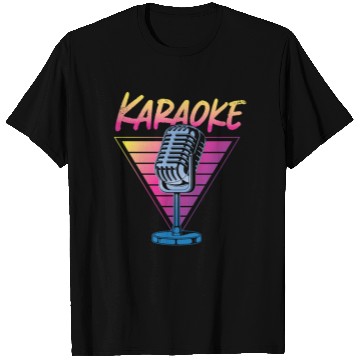 Discover Karaoke Singer Retro 80s 90s T Shirts